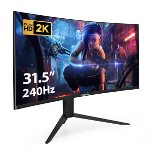 ���� ������ ������� ExeGate Combat EC3207TA 2560x1440/240�� ��������� VA Curved R1500 LED Grade A+ ������ ��������-�������� ������������