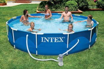 ���� ������ ������� ��������� Intex Metal Frame 28212 ��������-�������� ������������