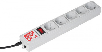 ���� ������ ������� ������ Power Cube Surge protector B (5 �������), Grey ��������-�������� ������������