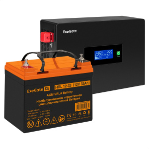 ���� ������ �������� ��� ExeGate EX295993RUS + ������� 33A� EX285664RUS 1�� IdealSine SR-1000.LCD.2SH ��������-�������� ������������