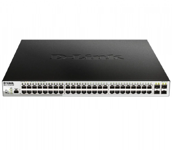 ���������� D-Link DGS-1210-52MPP/E2A PROJ 10/100/1000Base-T � 4 ������� 1000Base-X SFP