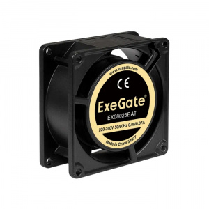 ��������� ���������� ExeGate EX08025BAT 220� 80x80x25�� EX288998RUS black