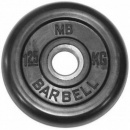 ���� ��� ������ MB Barbell (MB-PltB51-1,25), Black