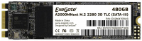 SSD-���������� ExeGate Next EX280470RUS M.2 2280 480GB A2000TS480 (SATA-III, 22x80mm, 3D TLC)