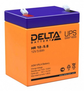 ���� ������ �������������� ������� Delta HR 12-5.4 voltage 12V, capacity 5.8Ah ��������-�������� ������������