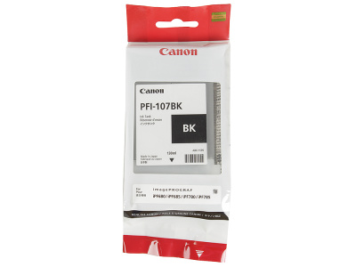 ���� ������ �������� �������� Canon PFI-107 BK, black ��������-�������� ������������