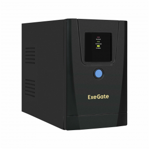 ���� ������ ��� ExeGate SpecialPro UNB-1000.LED.AVR.1SH.2C13 1000VA/550W, LED, AVR,1*Schuko+2*C13 ��������-�������� ������������