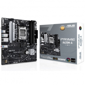 ����������� ����� ASUS PRIME A620M-A-CSM SocketAM5 AMD A620 2xDDR5 mATX, RAID+VGA+HDMI+DP