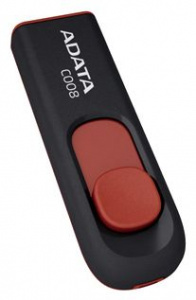 ���� ������ ������ AData Classic C008 16Gb USB 2.0 black/red ��������-�������� ������������