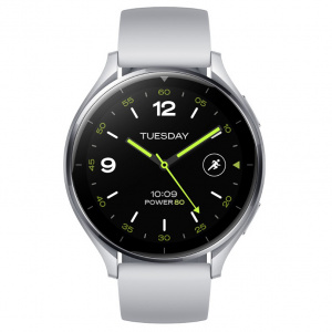 �����-���� Xiaomi Watch 2 Silver Case With Gray TPU Strap