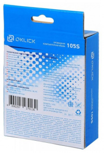 ���� ���� Oklick 105S, USB, Black ��������-�������� ������������