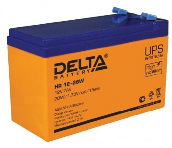 ���� ������ �������������� ������� DELTA Battery HR 12-28 W 7 ��� ��������-�������� ������������