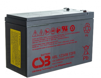 ���� ������ �������������� ������� CSB HRL1234W (12V 9Ah) F2FR ��������-�������� ������������