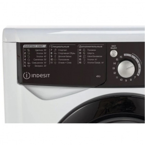 ���� ������ ���������� ������ Indesit MyTime EWUD 4105 BK CIS white ��������-�������� ������������