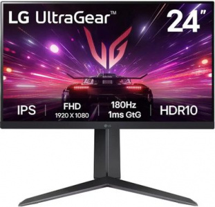 ���� ������ ������� 24" LG UltraWide 24GS65F-B ������ 1920x1080, 180Hz, IPS LED, 1ms, HDMI/DP ��������-�������� ������������