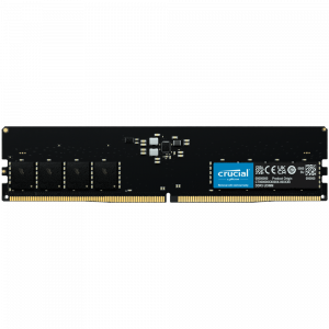 ����������� ������ Crucial 16GB DDR5 5600 DIMM (CT16G56C46U5T) ������, Classic Non-ECC, CL46, 1.1V, Tray