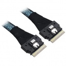 ������ Amphenol x8 SFF-8654 to 2x4 SFF-8654 (Slim SAS), 0,65 �