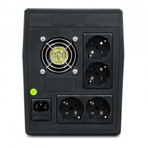 ���� ������ ���� �������������� ������� Powerman Back Pro 2000/UPS Line-interactive 1200W/2000VA black ��������-�������� ������������
