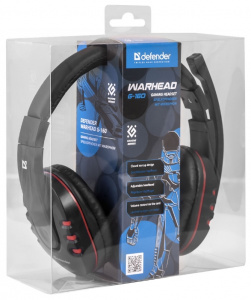 ���� ������ ��������� Defender Warhead G-160 (64113), Black red ��������-�������� ������������