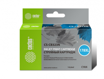 ���� ������ �������� �������� Cactus CS-CB323N(CS-CB323), cyan ��������-�������� ������������