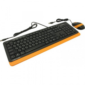 ���� ������ ���������� + ���� A-4Tech Fstyler F1010 black-orange ��������-�������� ������������