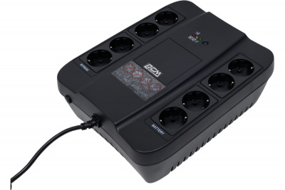 ���� ������ ��� Powercom Back-UPS SPIDER, OffLine, 850VA / 510W, Tower, Schuko ������ ��������-�������� ������������
