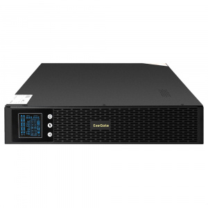 ���� ������ ���� �������������� ������� ExeGate SinePower UHB-2000.LCD.AVR.8C13.RJ.USB.2U 2000VA/1600W, Black ��������-�������� ������������