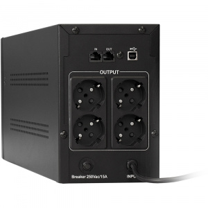 ���� ������ ���� �������������� ������� ExeGate EP285515RUS SpecialPro 2000VA/1200W, Black ��������-�������� ������������