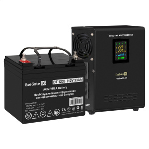 ���� ������ ��� EX295995RUS + ������� 33A� EX282974RUS ExeGate FineSine SX-500.LCD.AVR.2SH ��������-�������� ������������