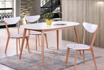 ���� TetChair Max (140�80�75��) White natural (Beech)