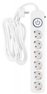���� ������ ������� ������ Ippon BK-6-EU-3-10-W 3� (6 �������) white ��������-�������� ������������