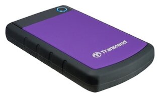 ���� ������ ������� ���� ������� 1Tb Transcend StoreJet TS1TSJ25H3P 2.5", USB 3.0 purpur ��������-�������� ������������