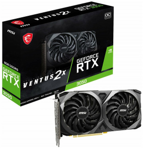 ���������� MSI PCI-E NV RTX 3050 8GB GDDR6 RTX 3050 VENTUS 2X XS 8G OC