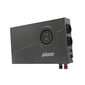 ���� ������ ��� Powerman Smart 1000 INV, ������, line-interactive, 1000VA/600W, 140-275V, 2 Euro sockets ��������-�������� ������������