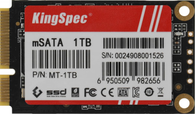 SSD-���������� Kingspec SATA-III 1TB MT-1TB MT Series mSATA