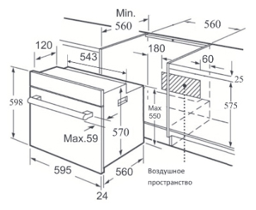 ������������ ������� ���� Korting OGG 541 CFX
