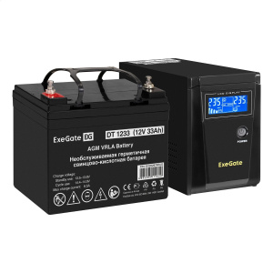���� ������ ��� EX295986RUS + ������� 33A� EX282974RUS ExeGate SineTower SZ-600.LCD.AVR.1SH ��������-�������� ������������