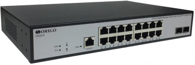 ���������� Origo OS3218 (OS3218/A1A) ����� 16x1����/� 2SFP+ �����������