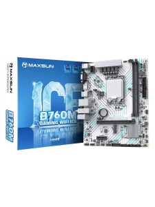 ����������� ����� Maxsun MS-B760M GAMING WIFI ICE mATX, LGA 1700, �����
