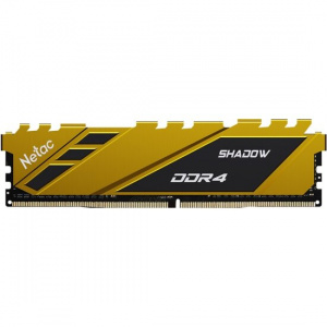 ����������� ������ DDR4 16Gb 3200MHz Netac Shadow NTSDD4P32SP-16Y Yellow