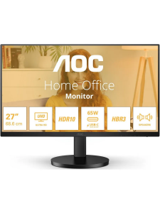 ���� ������ ������� 27" AOC U27B3CF ������ 3840x2160/60Hz/IPS/4ms/HDMI/USB ��������-�������� ������������