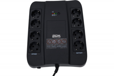 ���� ������ ��� Powercom Back-UPS SPIDER, OffLine, 850VA / 510W, Tower, Schuko ������ ��������-�������� ������������