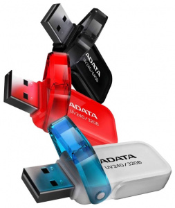���� ������ ������ A-DATA UV240, 32GB White ��������-�������� ������������
