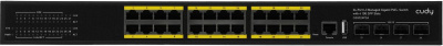 ���������� Cudy GS5024PS4-400W ������, L3, 24x1����/� 4SFP+ 24PoE+ 400W �����������
