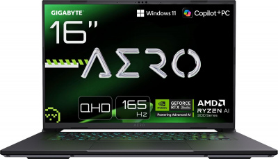 ������� Gigabyte Aero X16 (4WHN3KZC64DD) 16" QHD+/Ryzen AI 9 465/32Gb/1Tb/RTX5070/��� ��/�����