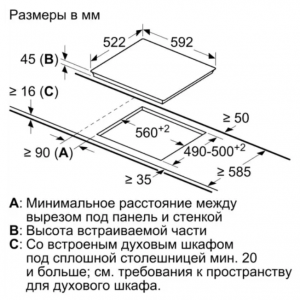 ������������ �������� ����������� Bosch PKE611FP2E