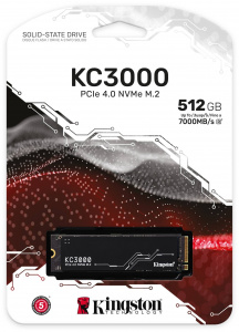 SSD-���������� Kingston KC3000 SSD 512GB SKC3000S/512G