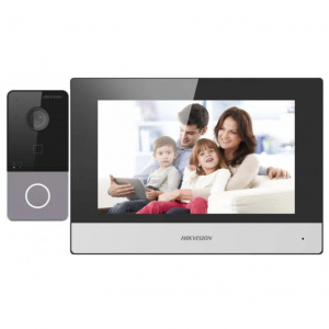 ������������ Hikvision DS-KIS603-P(C) LCD 7" IP Doorphone Bundle