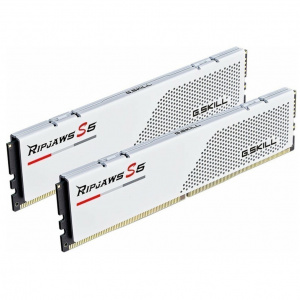 ����������� ������ G.SKILL 2�32Gb DDR5 DIMM 6000�Hz RIPJAWS S5 White F5-6000J3040G32GX2-RS5W