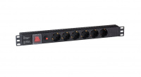 ���� ������� ExeGate EX280830RUS ServerPro PDU-19H605 Al-6S-C14-SW-O, 19", 1 U, 6 Schuko
